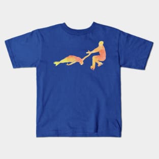 Figure skating (death spiral) Kids T-Shirt